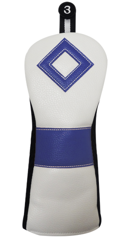 Fairway Head Cover White Cobalt